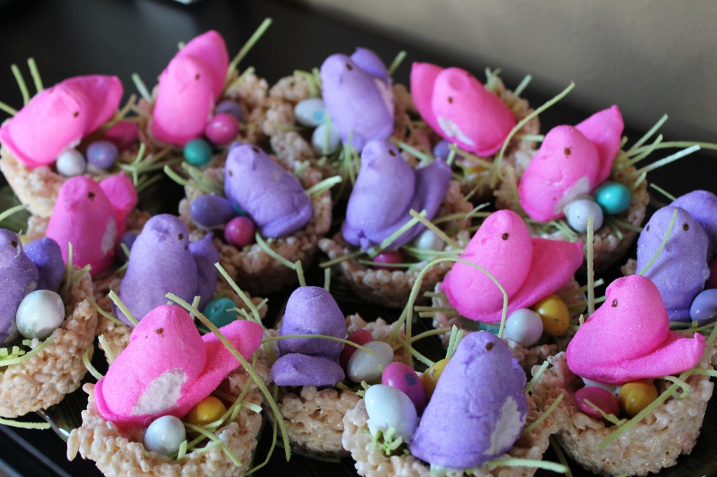Easter Recipe: Birds Nest Rice Krispy Treats! | TidBitsofNutritions ...